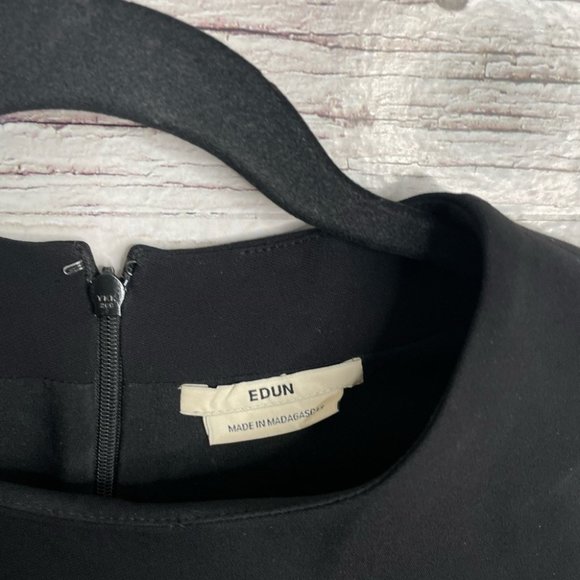 Edun tee shirt blouse top size small black - Picture 6 of 13